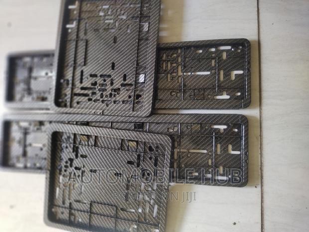 Carbon Number Plate Holder - Number Frames