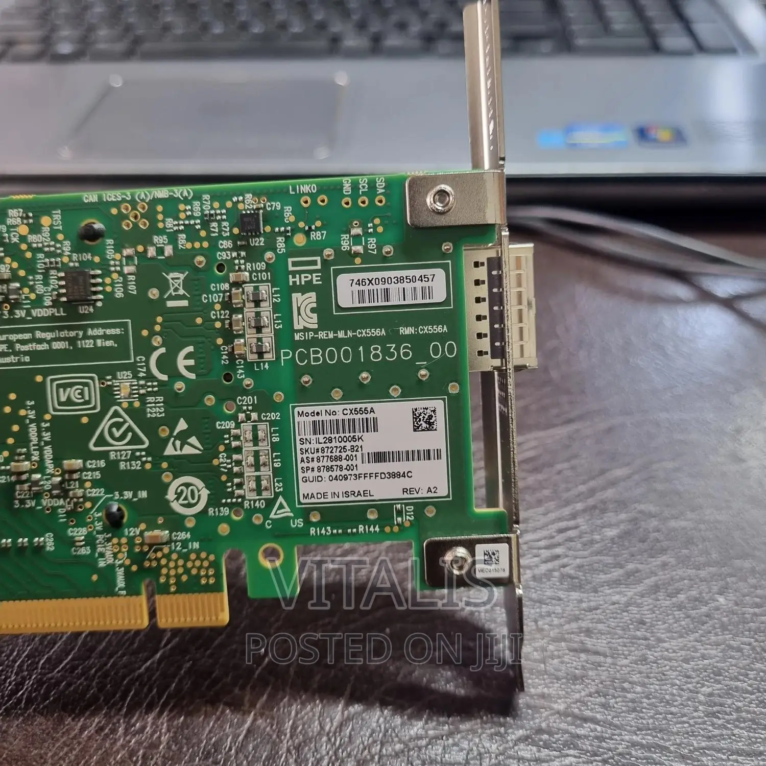 Hpe QSFP 100gb Edr Adapter.