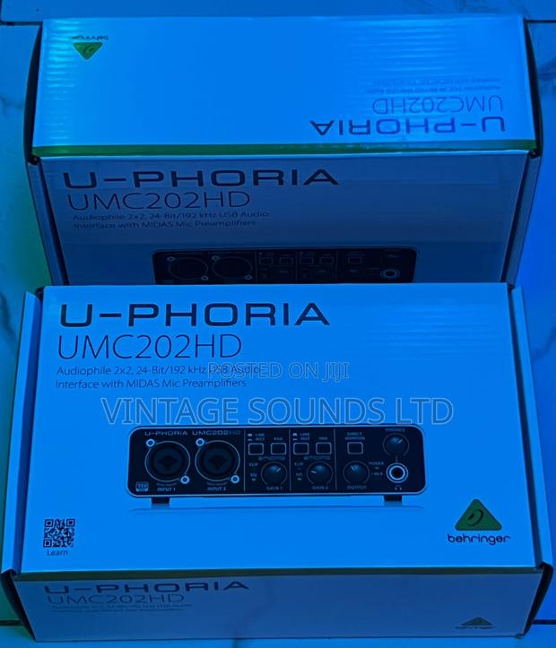 Behringer U-Phoria Umc202hd - Usb 2.0 Audio Interface/Black - thumbnail 3