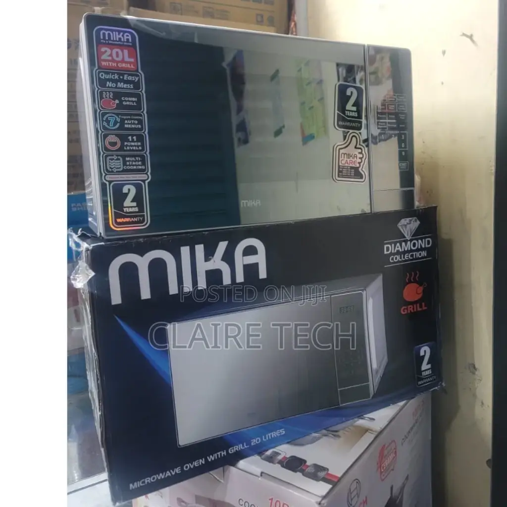 Silver 20ltr Mika Microwave With Grill