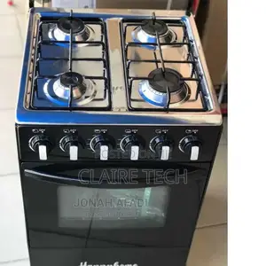 Volmart 50*55 Full Gas Standing Cooker With Gas Oven(Black)