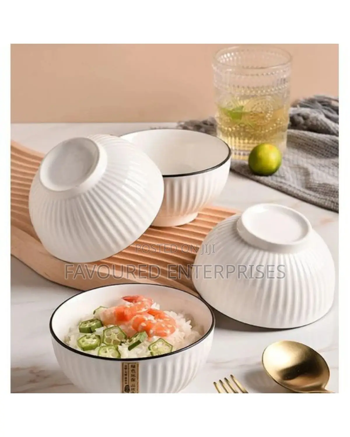 Redberry 3pc Ceramic Soup Pot