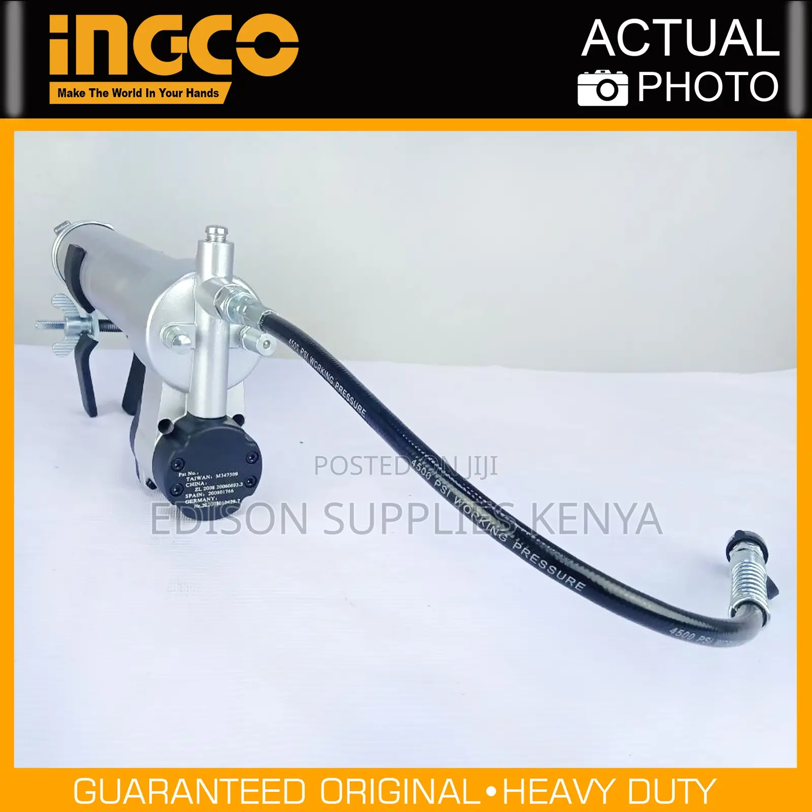 Ingco Grease Gun Attachment 400cc 4000psi Grease Gun Drills