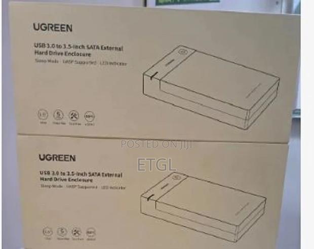 UGREEN USB 3.0 3.5"/2.5" Hard Drive Enclosure With UK Power