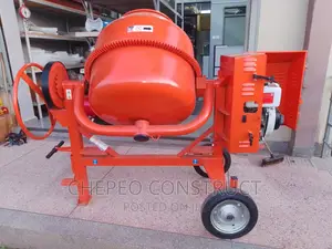 Pan-Type Concrete Mixer