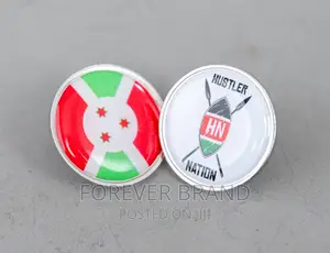 Silver Metallic Lapel Pin