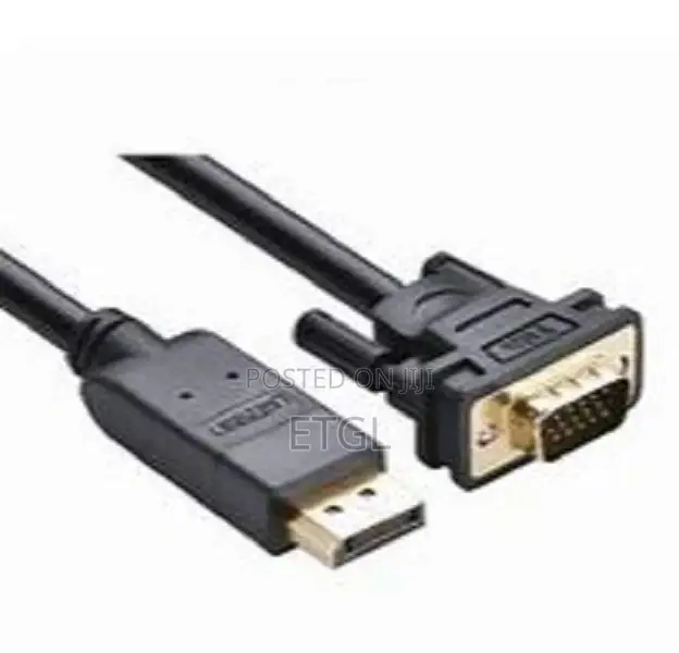 UGREEN DP Male to VGA Male Cable 1.5m (Black)