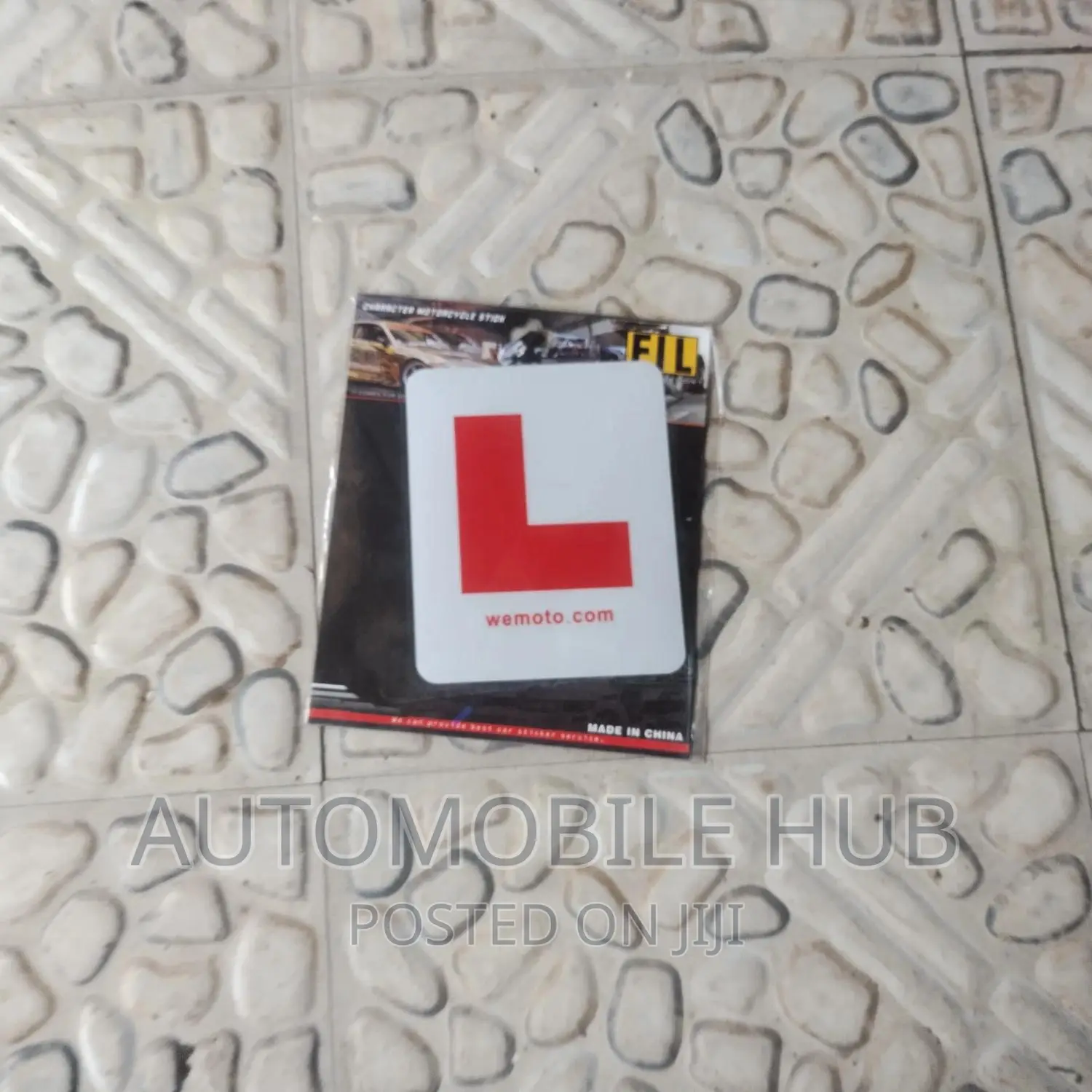 L Leaner Driving Sticker