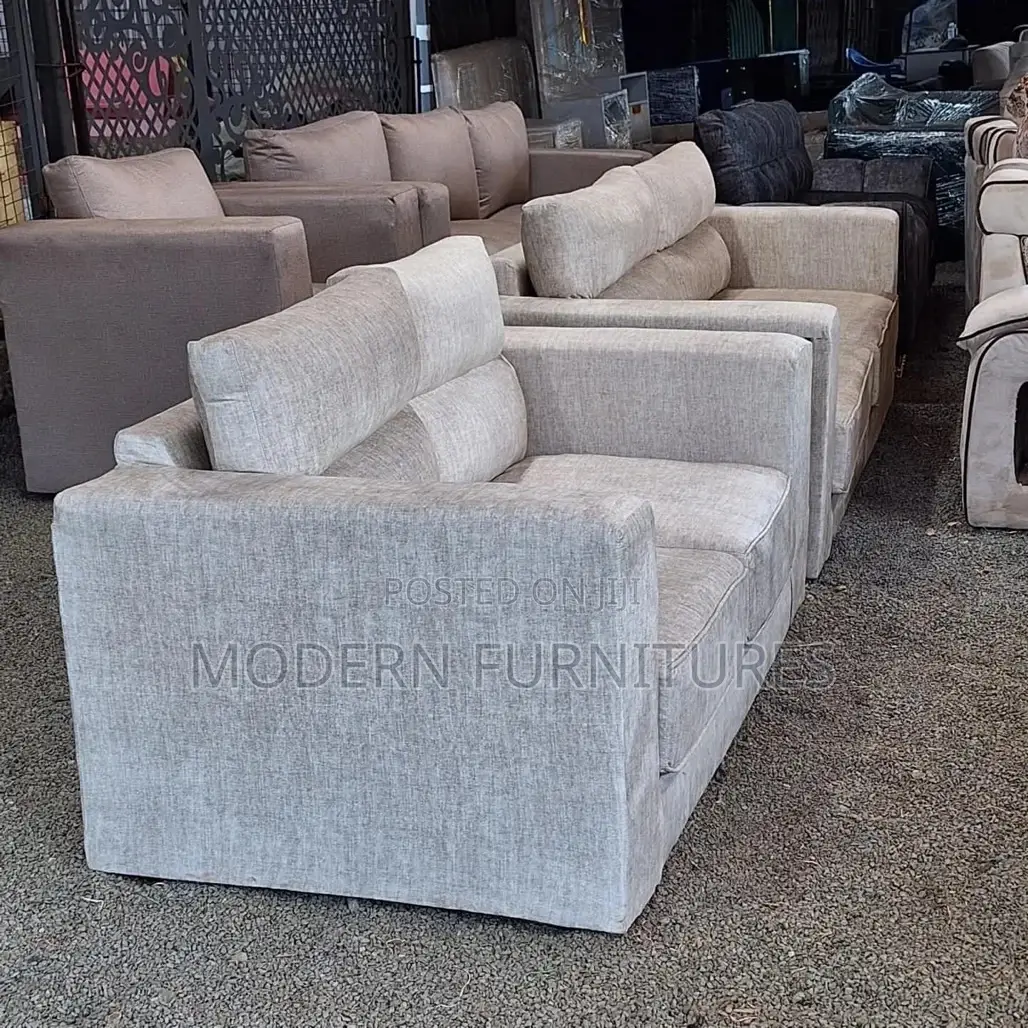 Grey 5 Seater Sofa