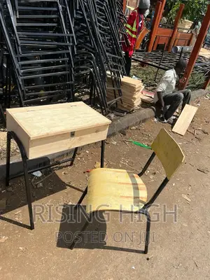 School Lockers and Chairs