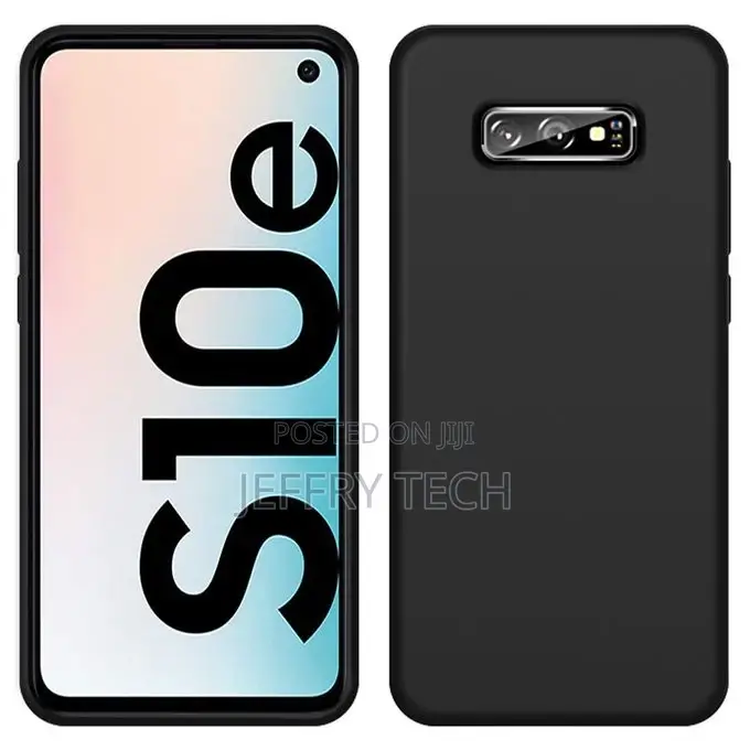 Galaxy S10e Case, Slim Liquid Silicone Soft Gel Rubber Shock