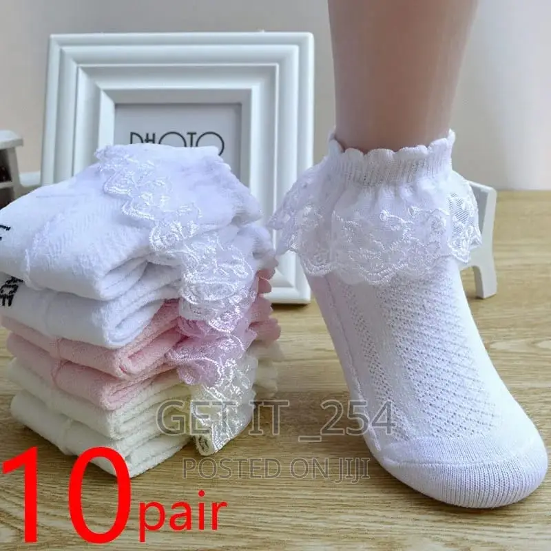Baby Flower Socks Pair at 550ksh Per Pair