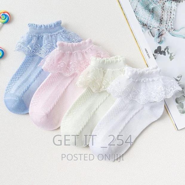 Baby Flower Socks Pair at 550ksh Per Pair - thumbnail 3