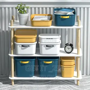 High Quality Plastic Storage Basket With Lid, Colours
Musta