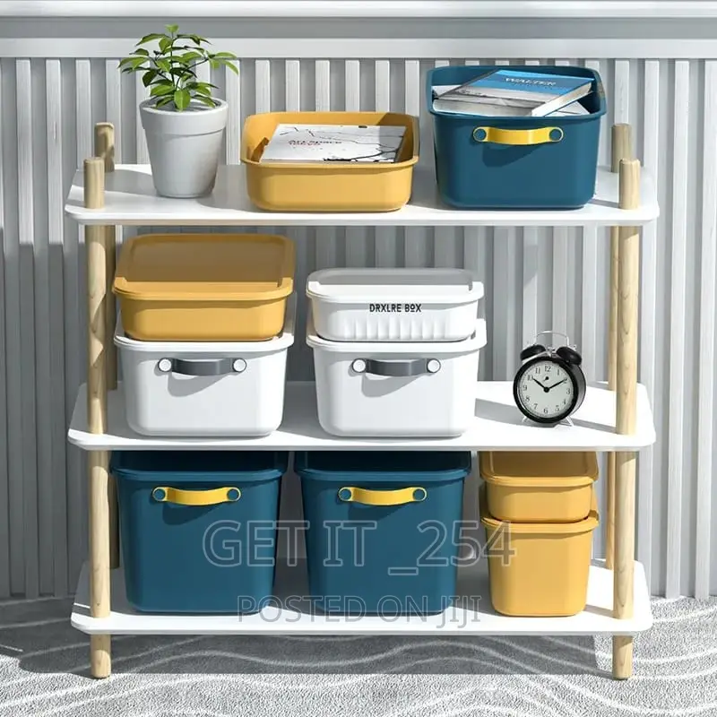 High Quality Plastic Storage Basket With Lid, Colours
Musta
