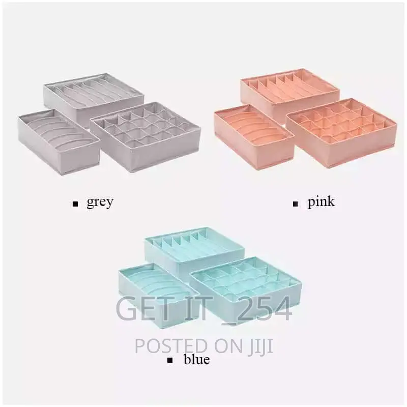 3pc Set Drawer/Closet Organizer*
Material:Non Woven