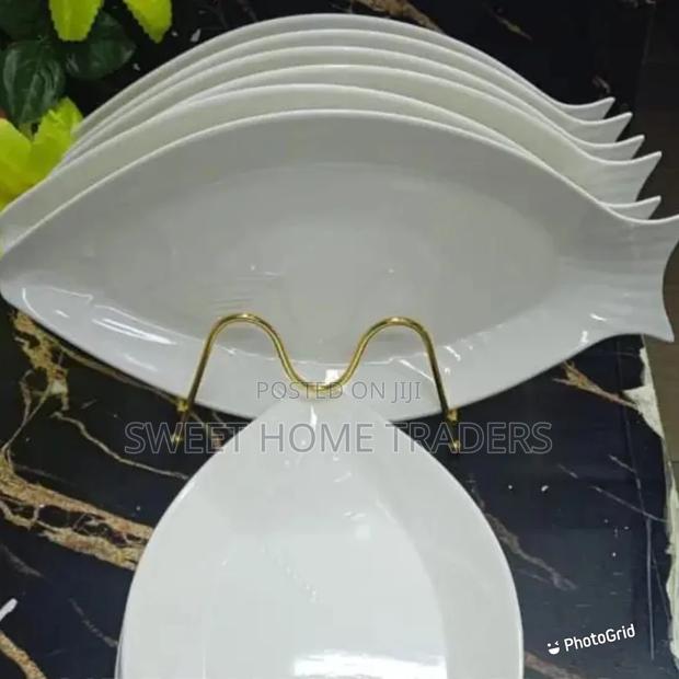 6pcs Melamine Fish Plates, Fish