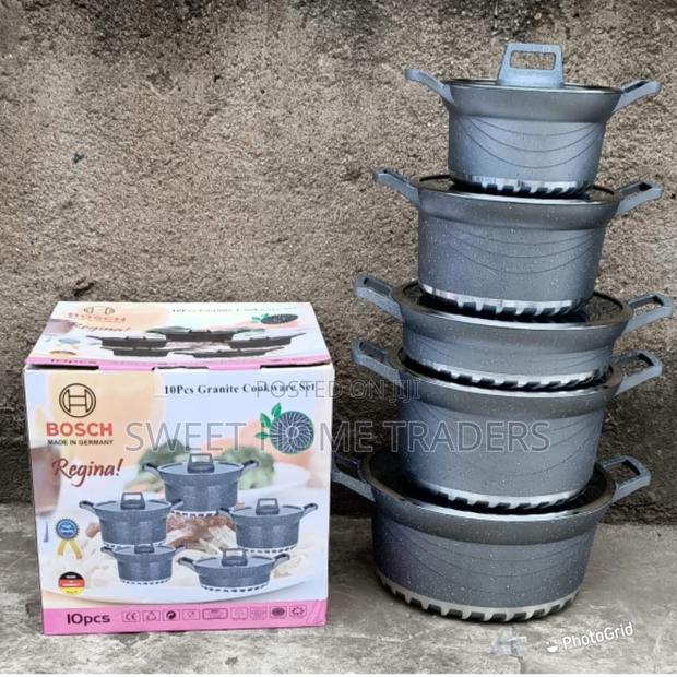 TC 10pcs Regina Granite Cookware Set - main view