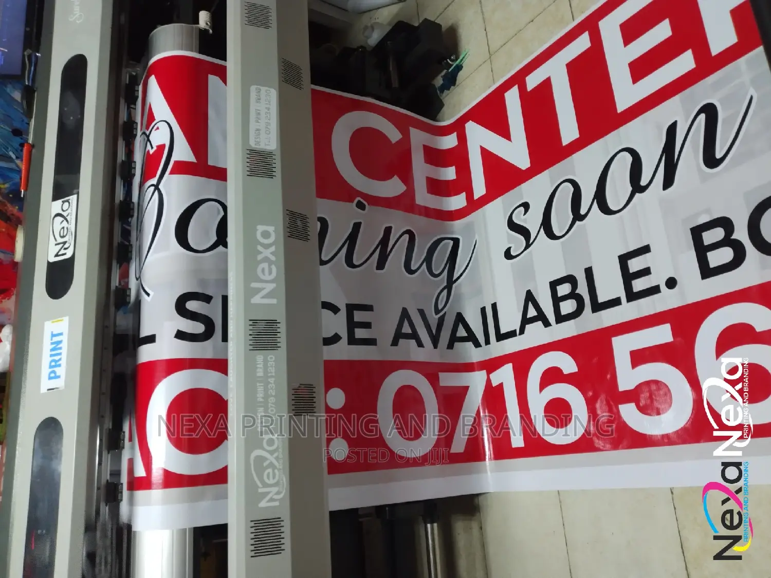 New Mall Advertising Banner