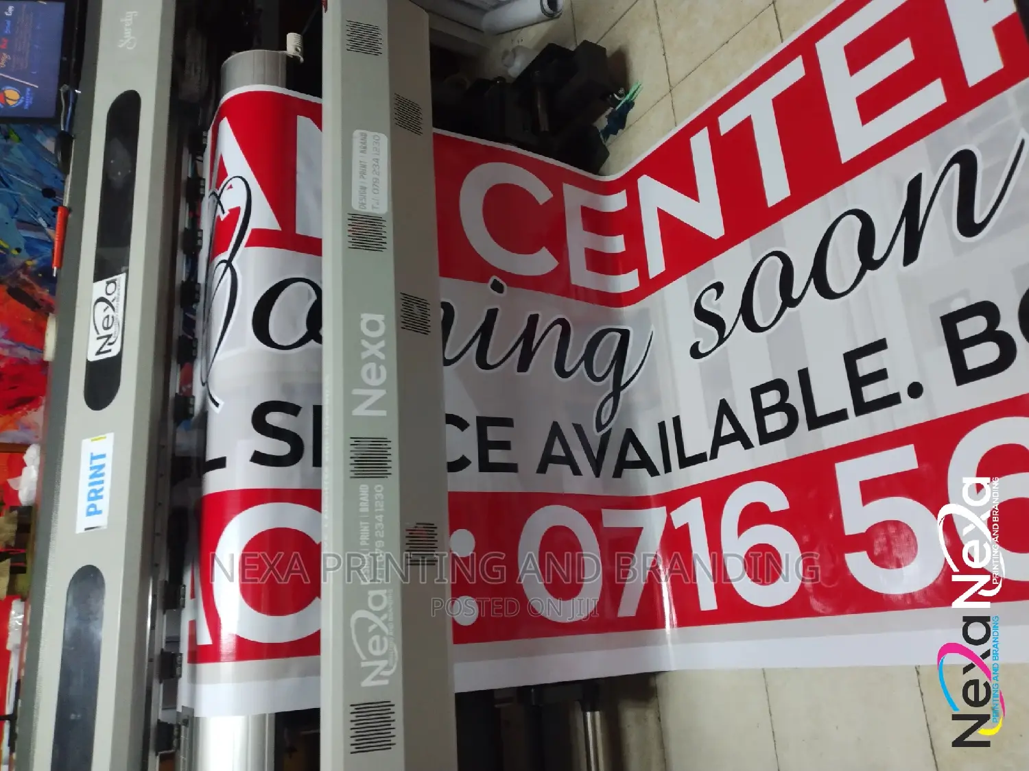 New Mall Advertising Banner