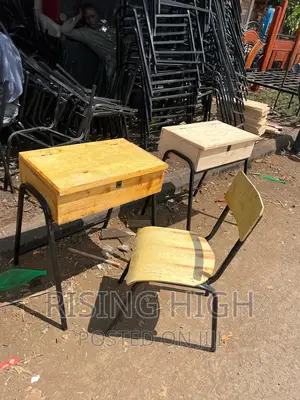 School Lockers and Chairs