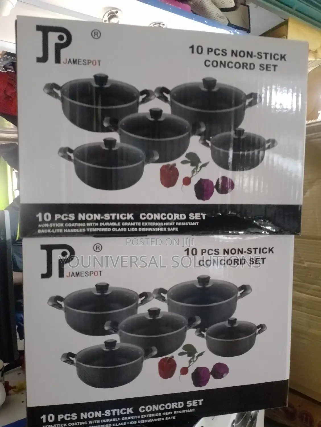 James Pot 10 PCS Concord Cookware Set