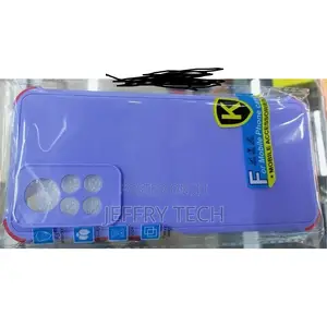 Infinix Note 10 Pro, Blue Silicone Cover Case.