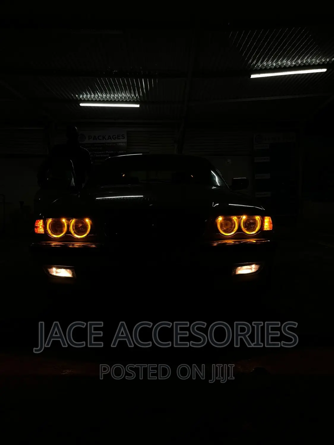 BMW Angel Rings for E36,E37,E38,E46 ,White +Yellow