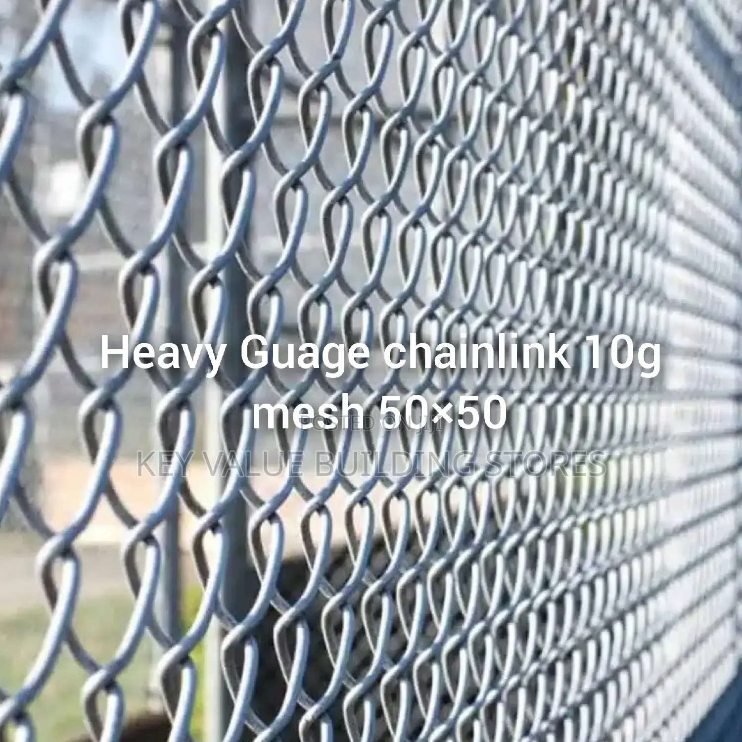 Heav Duty Chainlink 10g Mesh 50×50 7ft Height