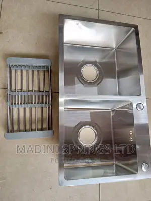 Undermount Double Bowl Kitchen Sink(2.6ft*1.4ft*2cm)