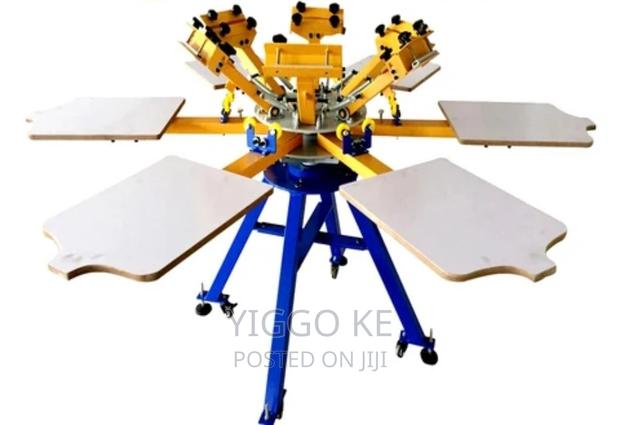 High Quality 6 Stations 6 Colors Screen Printers