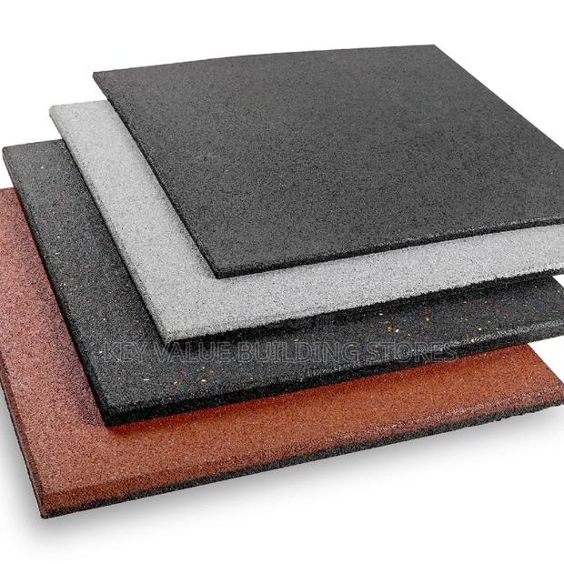 Floor Gym Rubber Tiles - main view