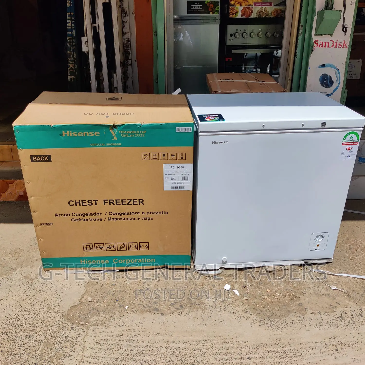 Hisense 189l Chest Freezer;White/Silver Fc198sh