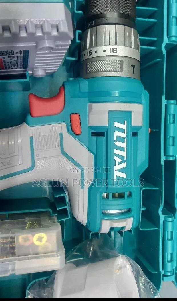 Durable Total Cordless Drill With Two Batteries - thumbnail 2