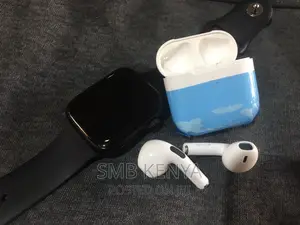 Series 8 Full Screen Smart Watch With Airpods Combo