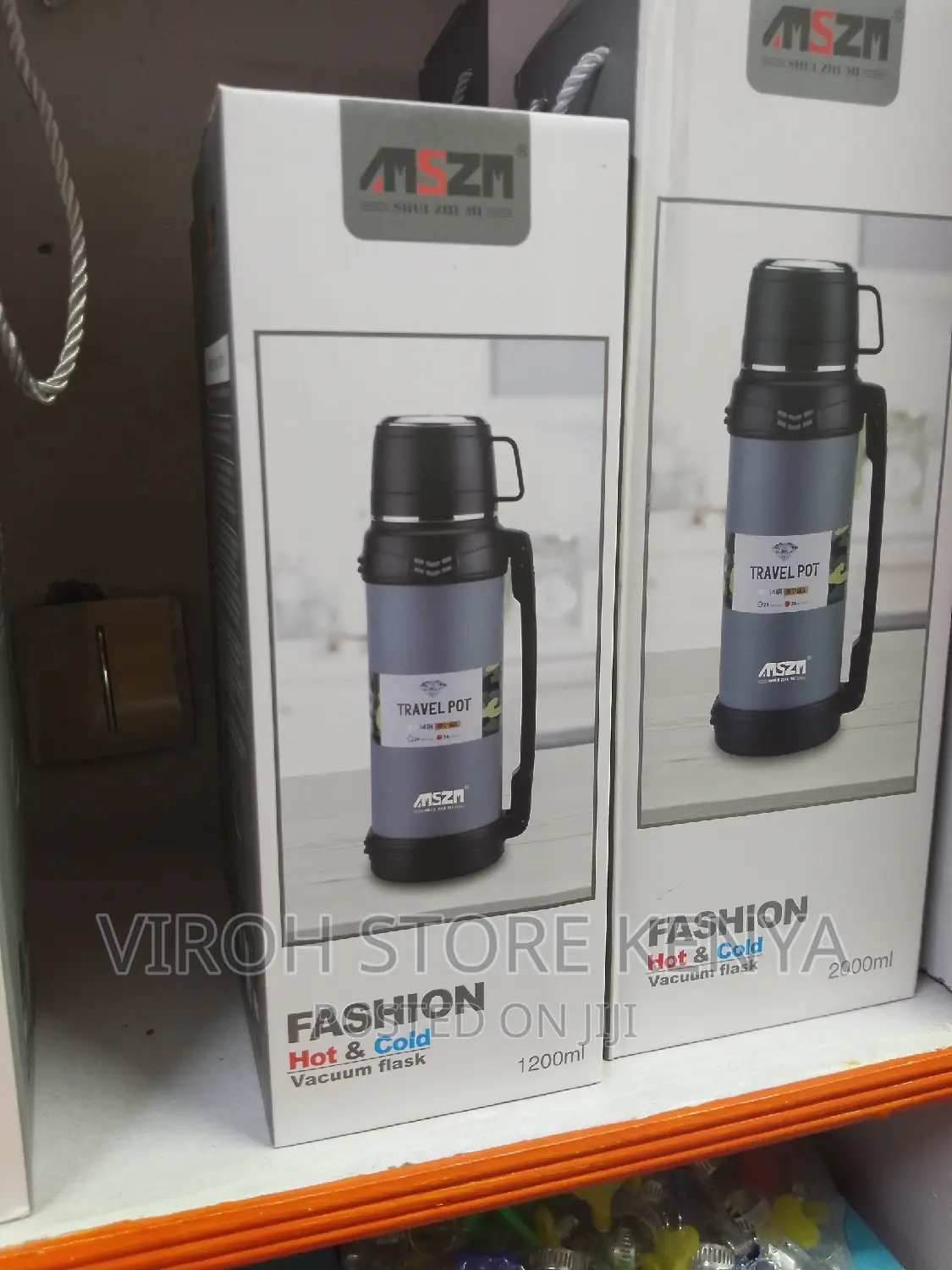 Vacuum Flask 1200ml Hot and Cold Fashion Travel Pot