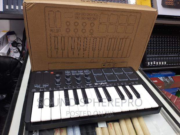 M-Wave 25key Midi Keyboard With Drumpad - main view