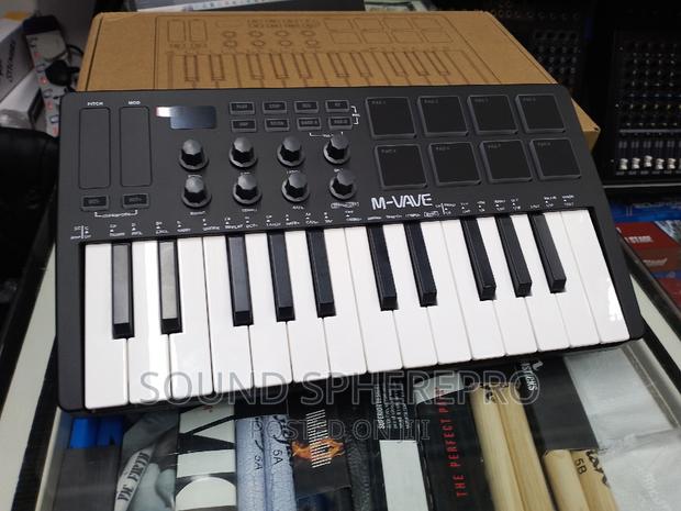 M-Wave 25key Midi Keyboard With Drumpad - thumbnail 3