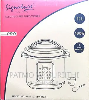 Pressure Cooker-Signature Electric Pressure Cooker 12L