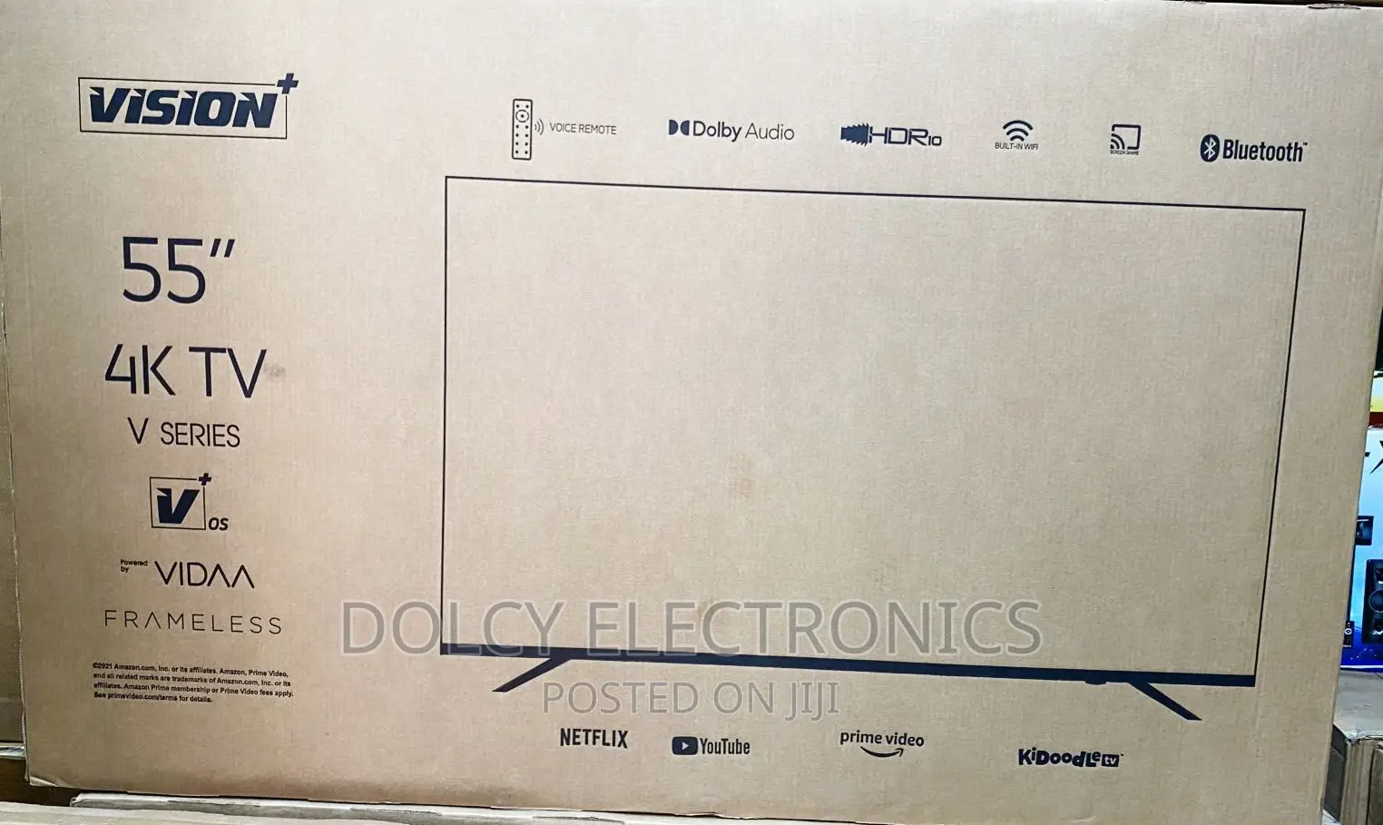 Vision 55′′ Frameless V+ Os Smart Tv