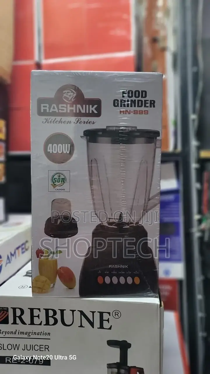 Rashnik 2 in 1 Blender With Grinding Machine 1.5L