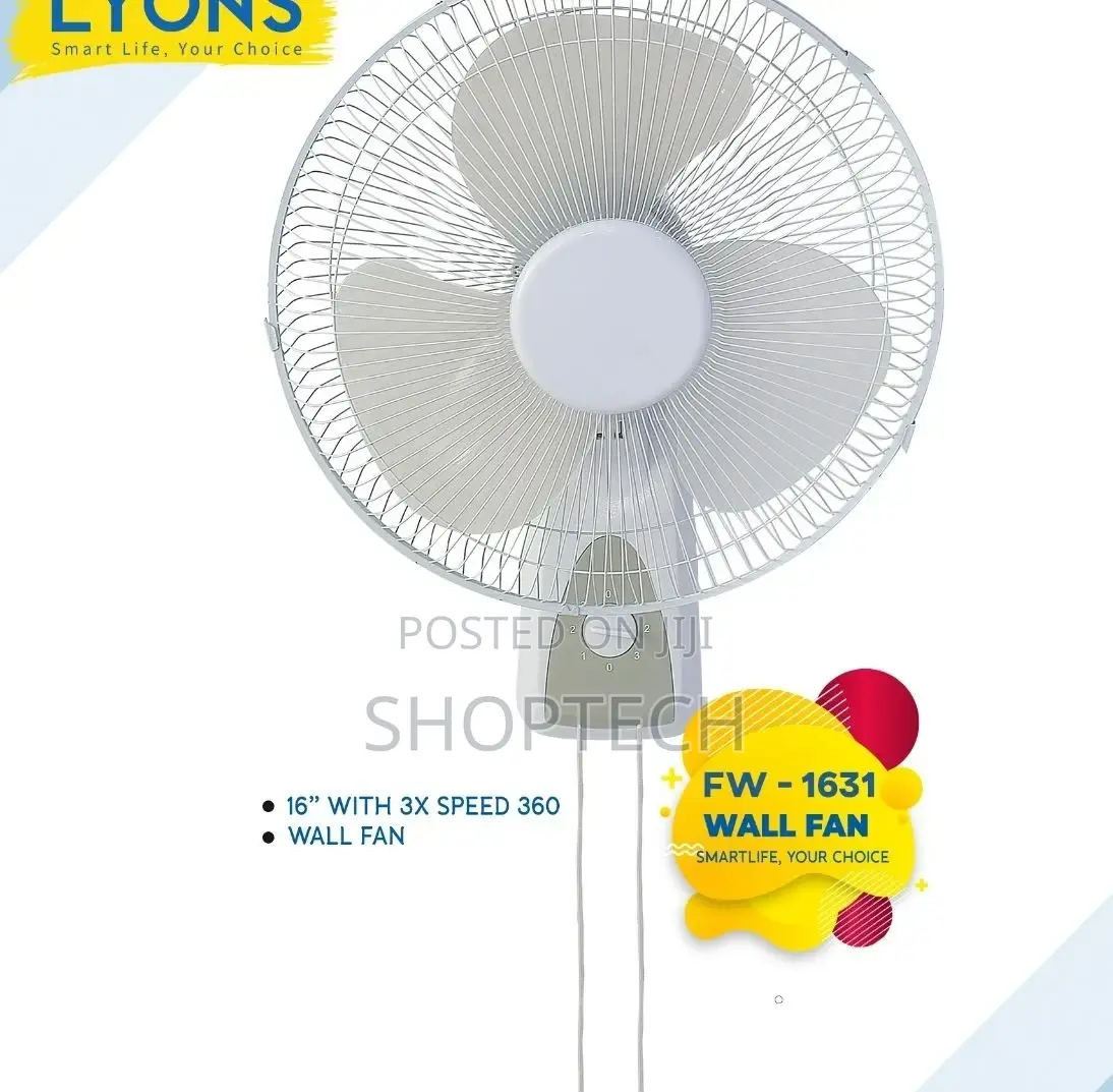 Ailyons 16inch Wall Fan