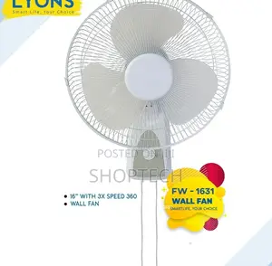 Ailyons 16inch Wall Fan