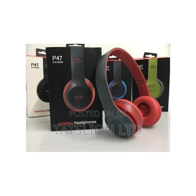 Bluetooth Headphone, Wireless With Mem Card Slot