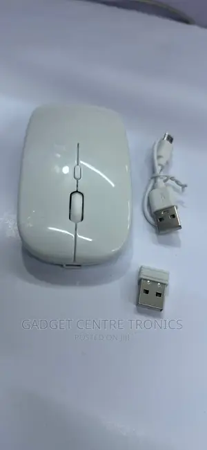 Wireless Rechargeable Mouse White