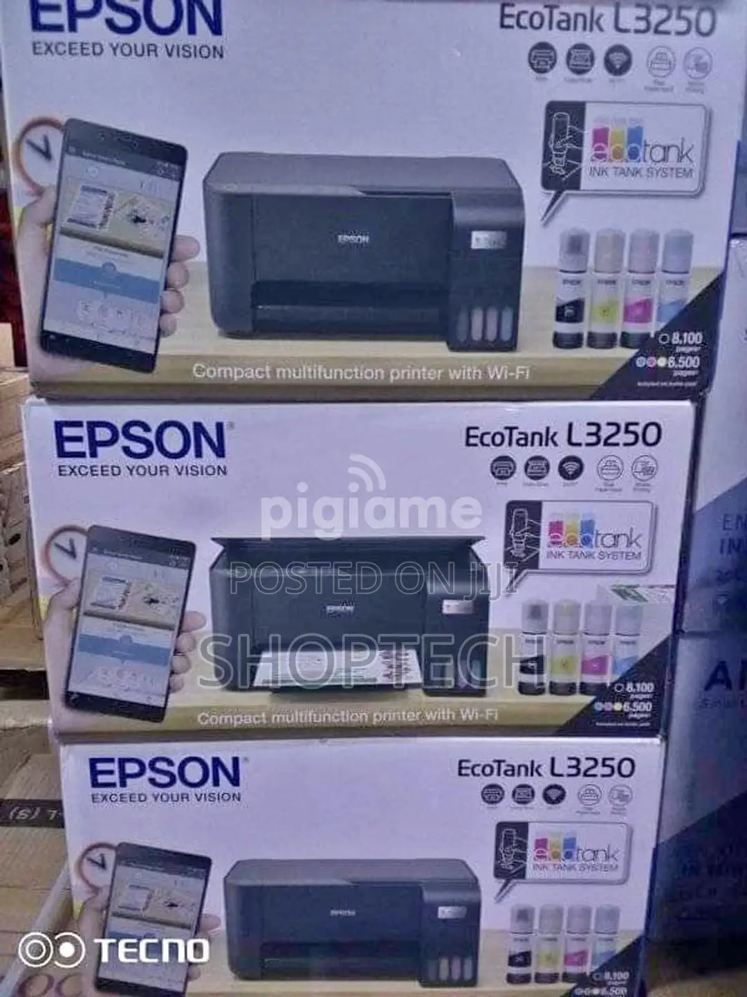 Epson L3250 Wireless Ink Tank Printer - Print,Scan,Copy