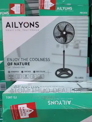 Ailyons 18inches Round Base Stand Fan .
