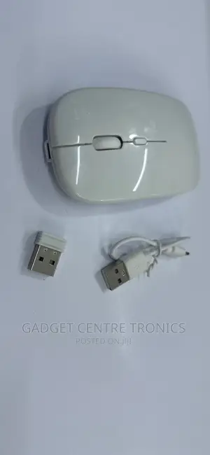 Colour White Rechargeable Wireless Mouse