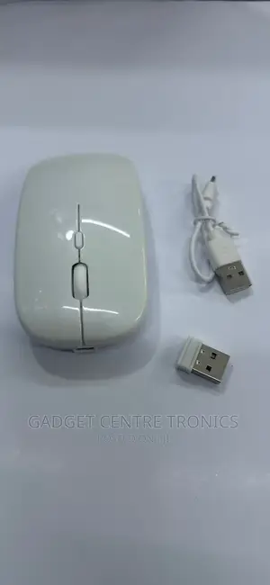 Colour White Rechargeable Wireless Mouse