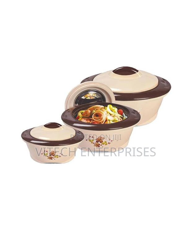 Sapphire Insulated Hotpots 600ml,1000ml,2000ml,3000ml 4pcs - main view